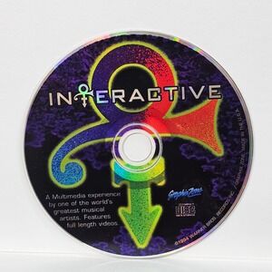 Prince Interactive CD-ROM 1994 Multimedia Experience Warner Bros Picture Disc